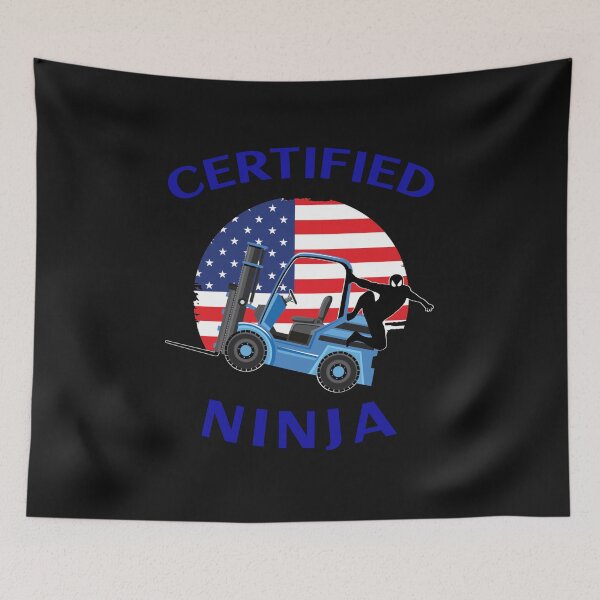 Item preview, Forklift Ninja Certified Forklift Ninja FBB designed and sold by TeamsterLife.