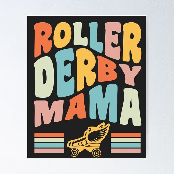 Item preview, Roller Derby Mama Groovy Roller Derby Skates designed and sold by yelly123.