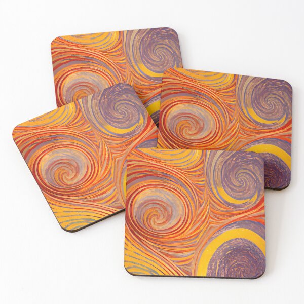 Item preview, Abstract Swirling Oranges and Reds designed and sold by Zissou92.