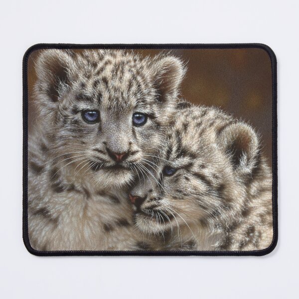 Item preview, Cachorros de leopardo de las nieves "compañeros de juego" designed and sold by Collin Bogle.