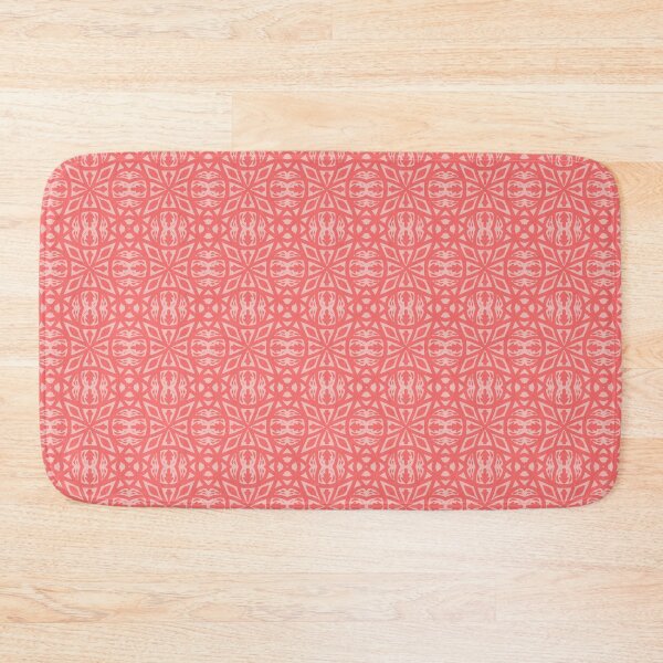 Item preview, Brodick Coral and Seashell Pink Bold Minimalist Pattern designed and sold by Owlluminous.