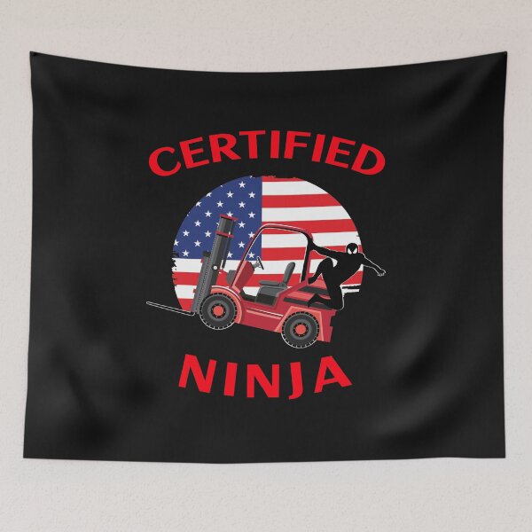 Item preview, Forklift Ninja Certified Forklift Ninja FRR designed and sold by TeamsterLife.