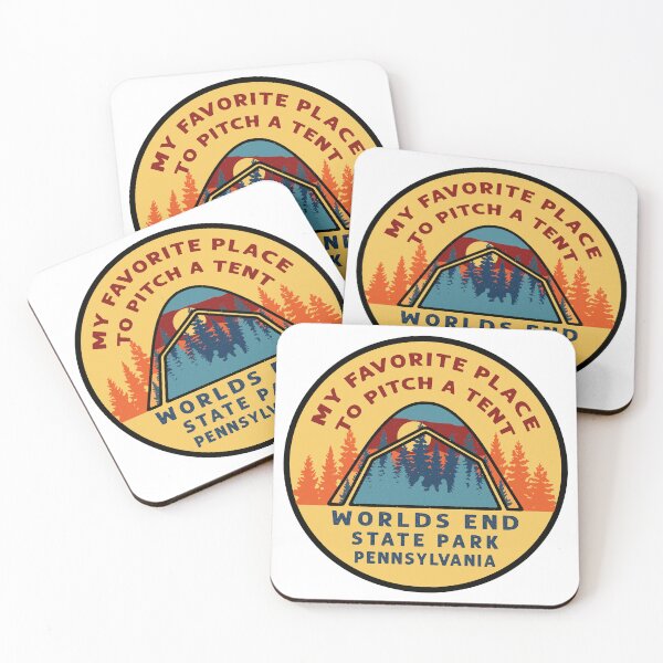Item preview, Worlds End State Park Tent Patch designed and sold by VanyaKar.