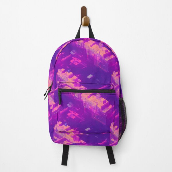 Item preview, Retro nights-Synthwave Dream abstract infinite pattern designed and sold by SJG-digital.