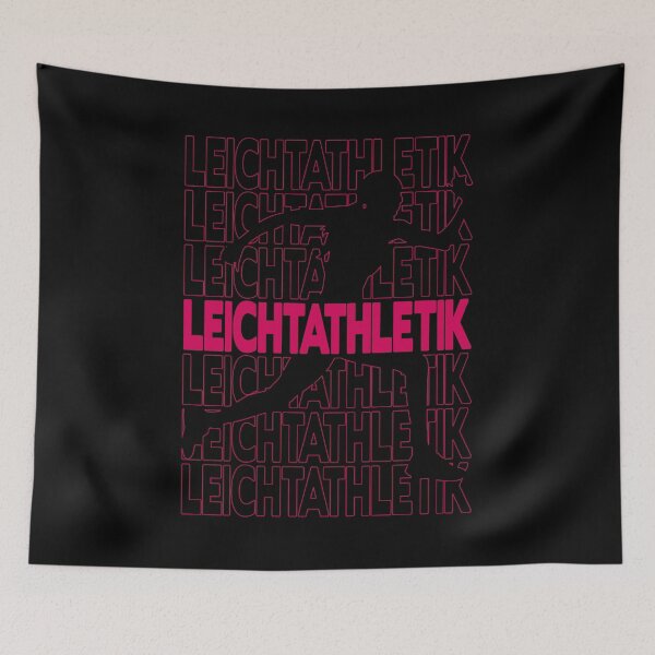 Item preview, Athletics Typography Runner Silhouette designed and sold by Shirtey.