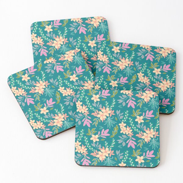 Artikelvorschau, Plumeria Flower - Turquoise entworfen und verkauft von JaselviiStudio.