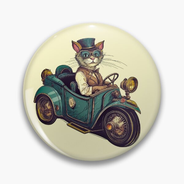 Item preview, Cat driving a car designed and sold by IraPanyukova.