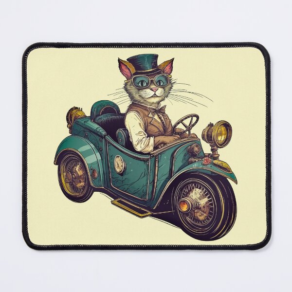 Item preview, Cat driving a car designed and sold by IraPanyukova.