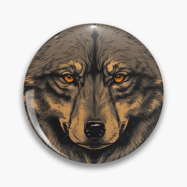 Item preview, Handsome Wolf portrait wearing a suit designed and sold by KoolArtDistrict.