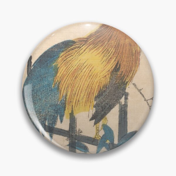 Item preview, Utagawa Hiroshige (1797 – 1858) rooster on trellis. designed and sold by TeeARTHY.