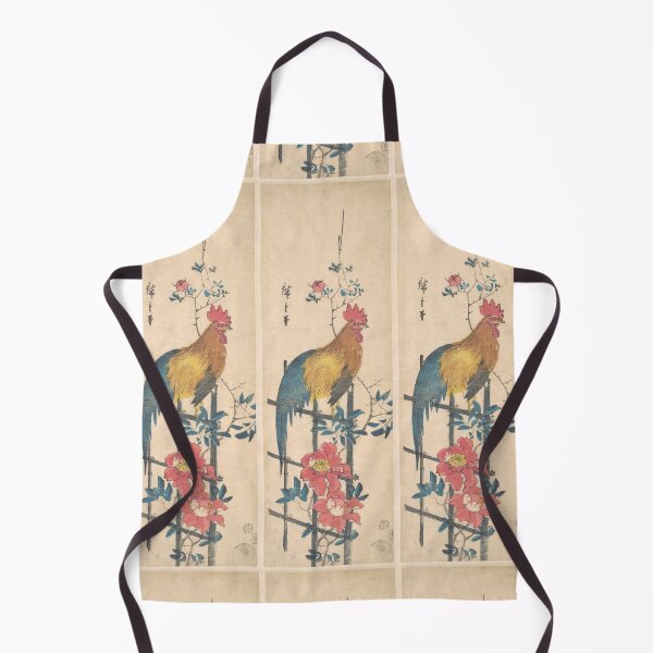 Item preview, Utagawa Hiroshige (1797 – 1858) rooster on trellis. designed and sold by TeeARTHY.