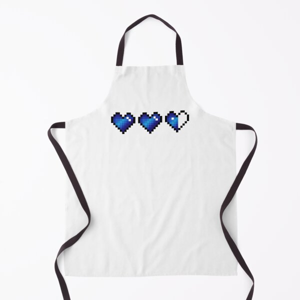 Item preview, Damaged Blue Pixel Hearts designed and sold by Kawaii-Crafts.