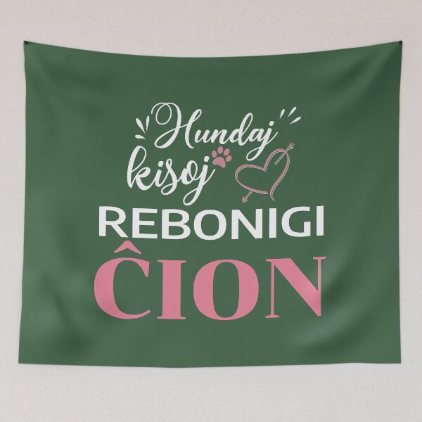 Item preview, Hundaj kisoj rebonigas ĉion designed and sold by Zebastjan Johanzen.