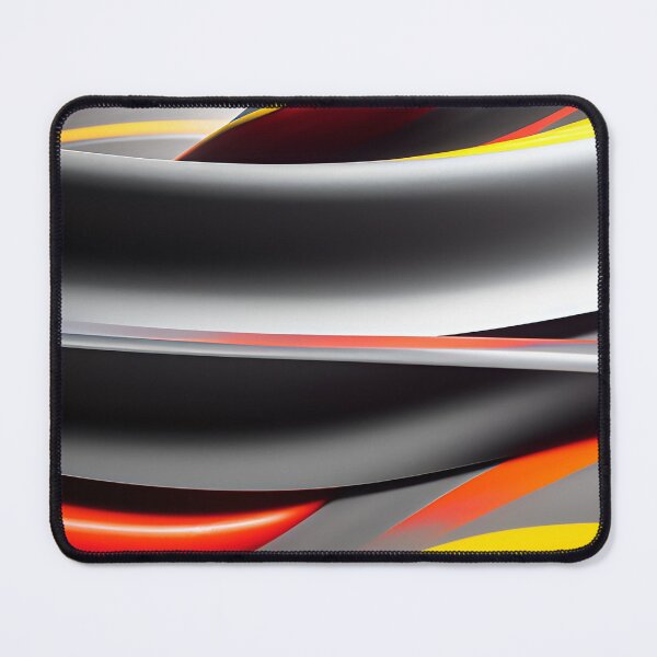 Item preview, Swirls and Twirls of Red Yellow Gray Black Whirling on Canvas designed and sold by deniselynnimage.