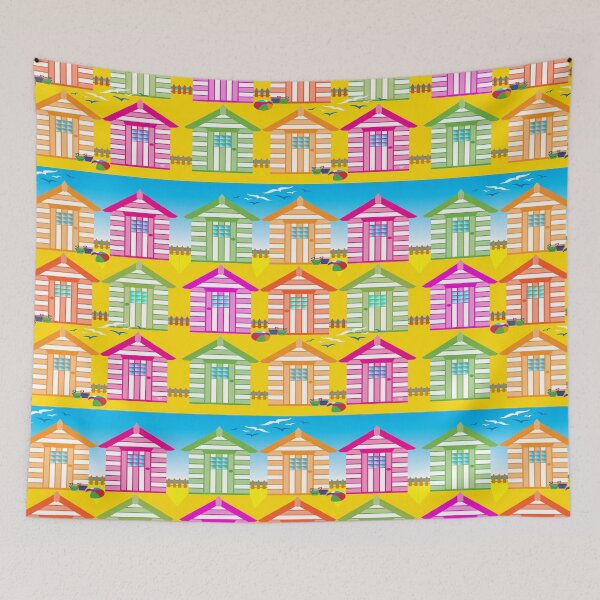 Item preview, SUMMER BEACH HUTS designed and sold by Neil Finnemore.