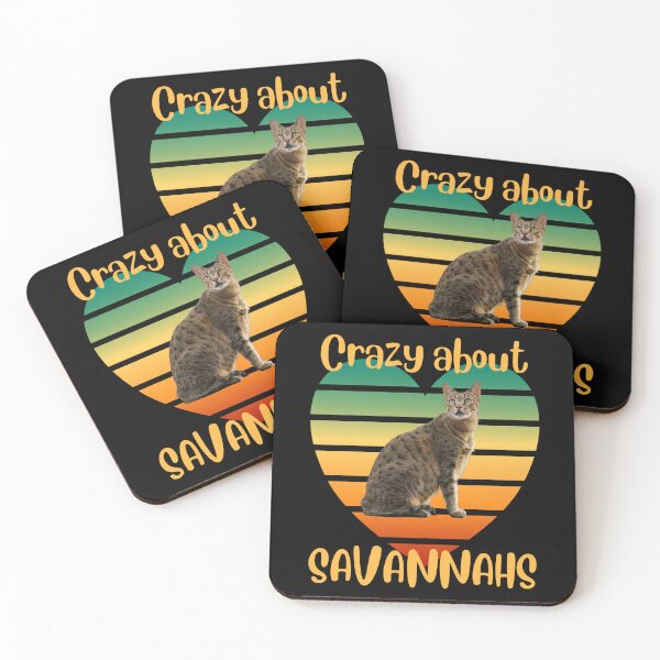 Item preview, Crazy About Savannah Cats designed and sold by BluePlanetMerch.