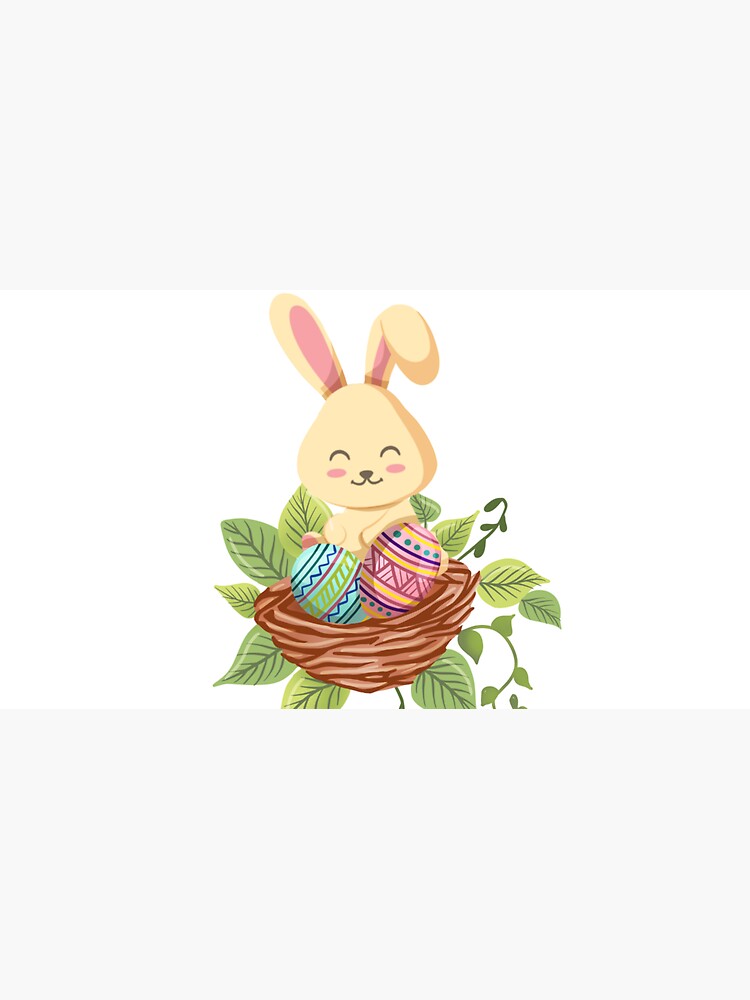 Thumbnail 6 of 6, Bucket Hat, Easter Bunny Hiding In The Bird Nest™️ designed and sold by TeelieTurner.