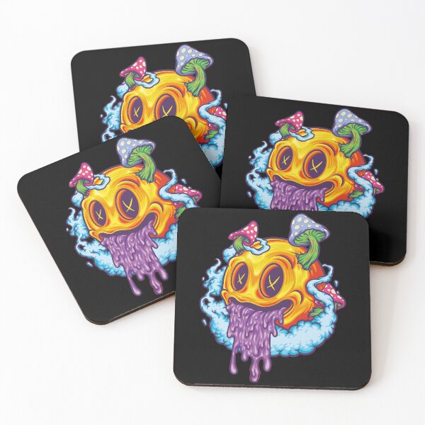 Item preview, Trippy psychedelic mushroom smile face designed and sold by LucidTracings.