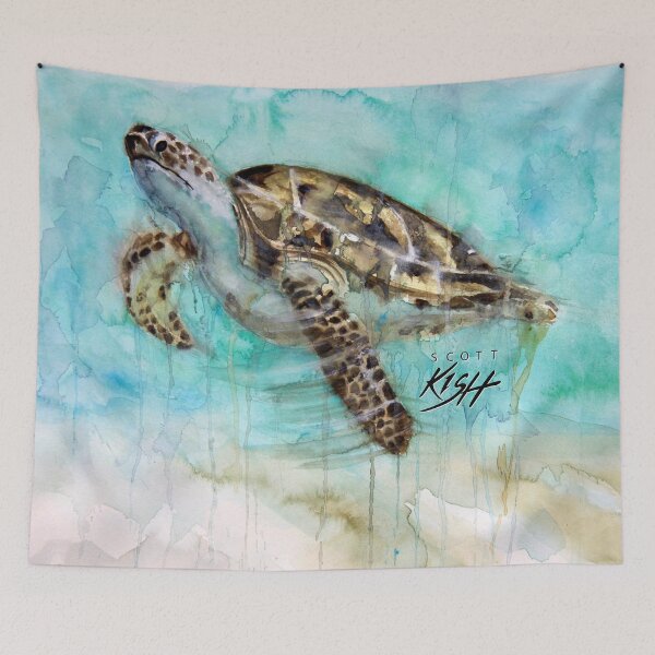 Item preview, Sea Turtle Watercolor by Scott Kish designed and sold by Scott Kish.