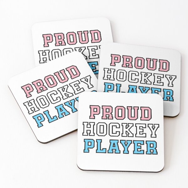 Item preview, Proud Hockey Player - Transgender Pride designed and sold by QCuLT.