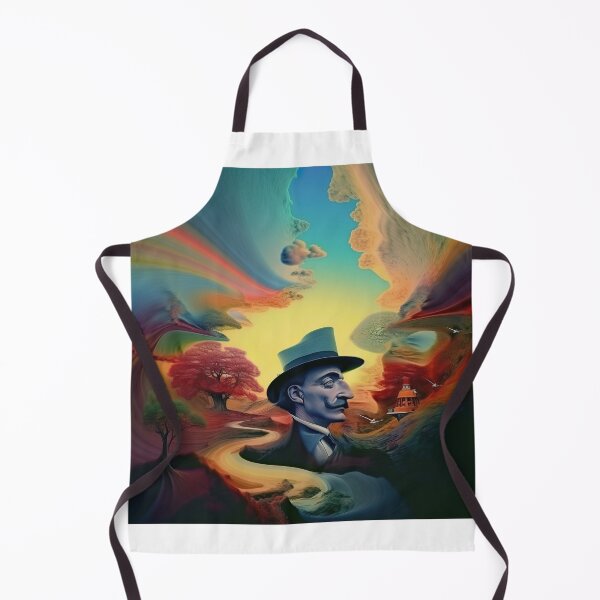 Item preview, Iridescent Dreamscape: A Surrealist Landscape Inspired by Salvador Dali designed and sold by Toph Moses.