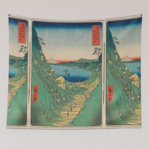 Item preview, Utagawa Hiroshige Shiojiri Pass in Shinano Province designed and sold by TeeARTHY.