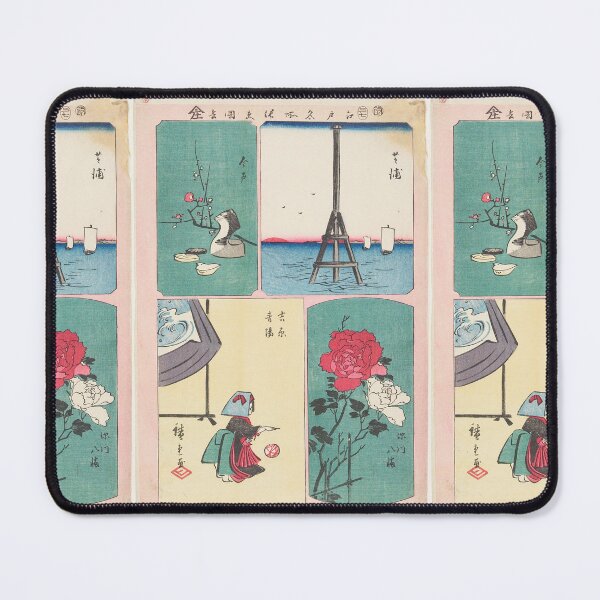 Item preview, Utagawa Hiroshige  Shibaura, Fukagawa Shrine, Spring in Yoshiwara, Imado designed and sold by TeeARTHY.