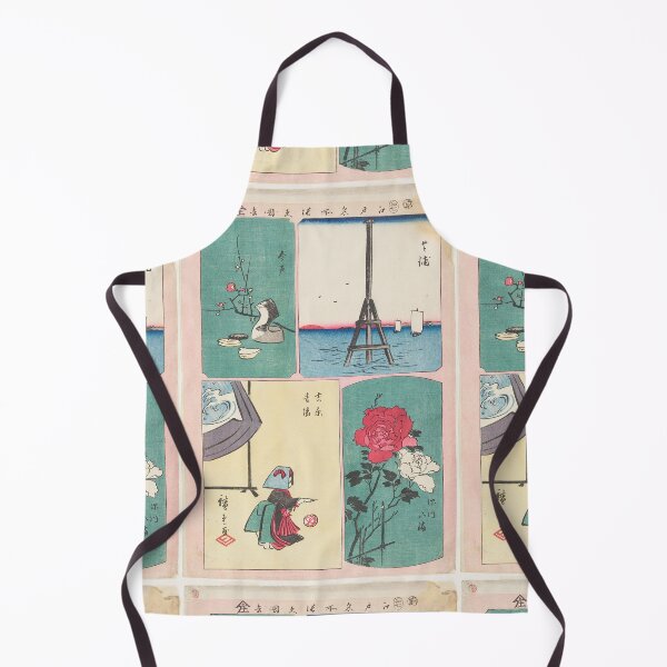 Item preview, Utagawa Hiroshige Shibaura, Fukagawa Shrine, Spring in Yoshiwara, Imado designed and sold by TeeARTHY.