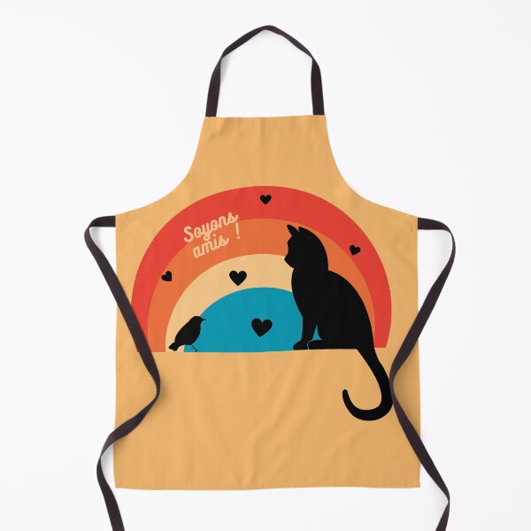Item preview, Let's be friends cat, bird! designed and sold by Kristaine.