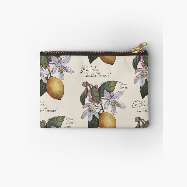 Item preview, Citrus Lemon Botanical Illustration blossom and leaves designed and sold by Wieskunde.