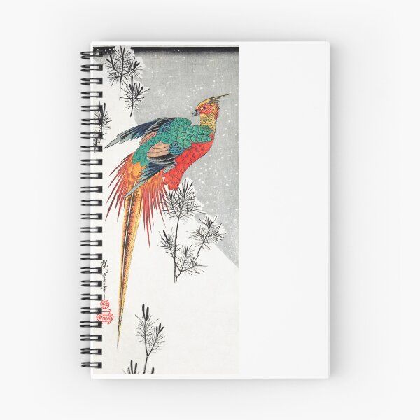 Item preview, Utagawa Hiroshige  Pheasant  vintage Japanese woodblock print by Utagawa Hiroshige designed and sold by TeeARTHY.
