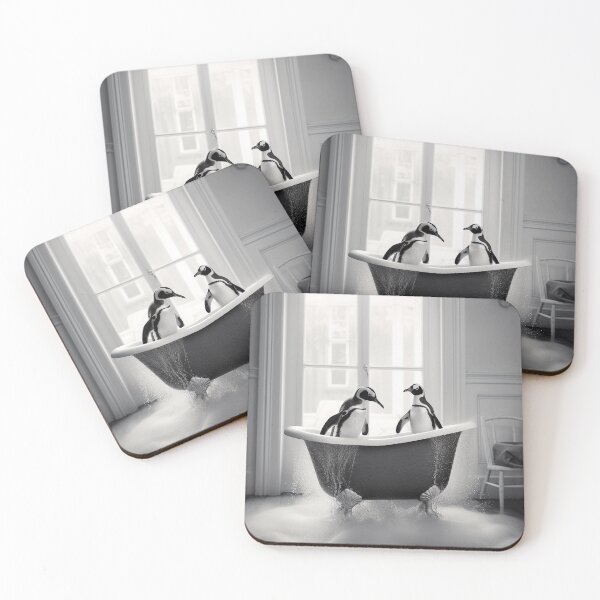 Item preview, Bathroom Art Prints | Penguin  designed and sold by Richard Montag.