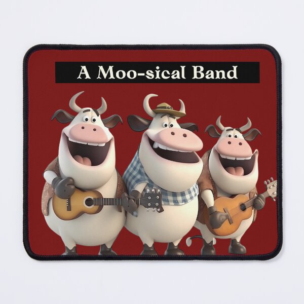 Item preview, Three Cows In A Band : A Moo-sical Band designed and sold by MTJ-Mushrooms.