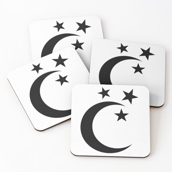Item preview, Moon and Stars Black and White designed and sold by velvetearth.