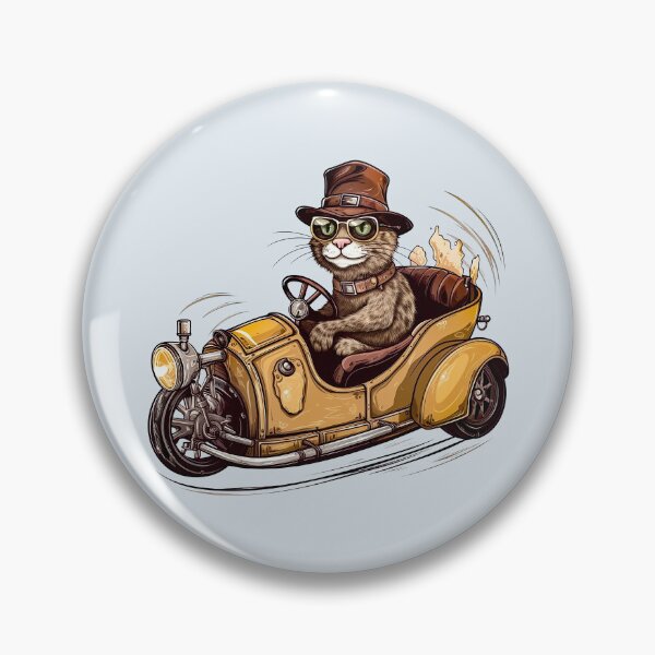 Item preview, Cat driving a car designed and sold by IraPanyukova.
