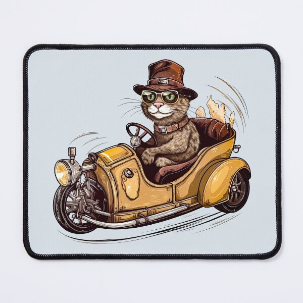 Item preview, Cat driving a car designed and sold by IraPanyukova.