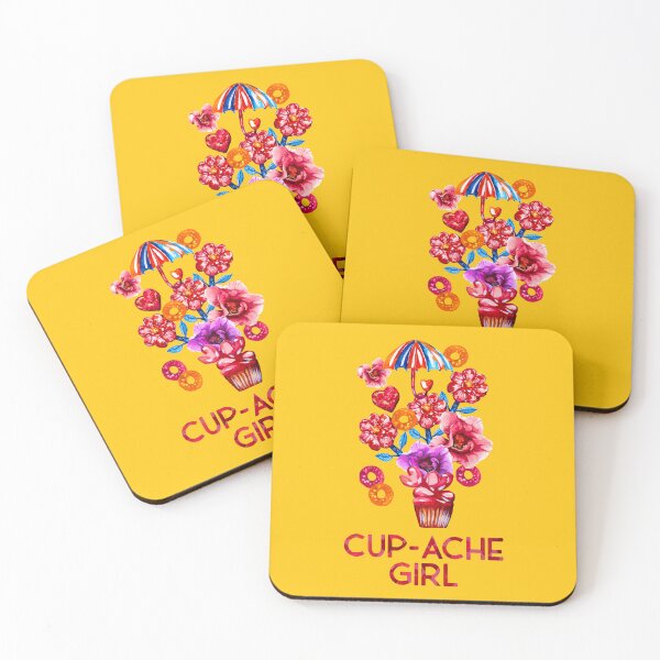 Item preview, Pink cupcake with beach umbrella and donuts, vocation theme designed and sold by IngaDesign.