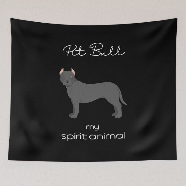 Item preview, Pit Bull My Spirit Animal Duvet Cover designed and sold by MagicWolfStar.