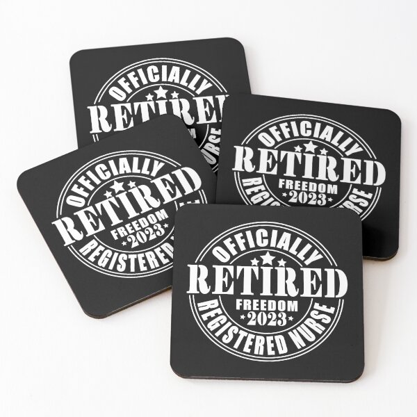 Item preview, Officially Retired Registered Nurse designed and sold by TaraGbear.