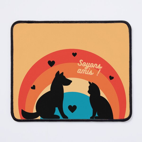 Item preview, Let's be cat and dog friends! designed and sold by Kristaine.