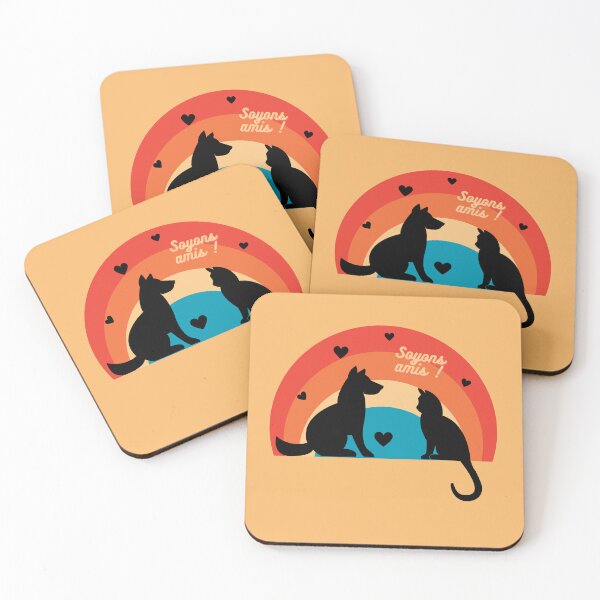 Item preview, Let's be cat and dog friends! designed and sold by Kristaine.
