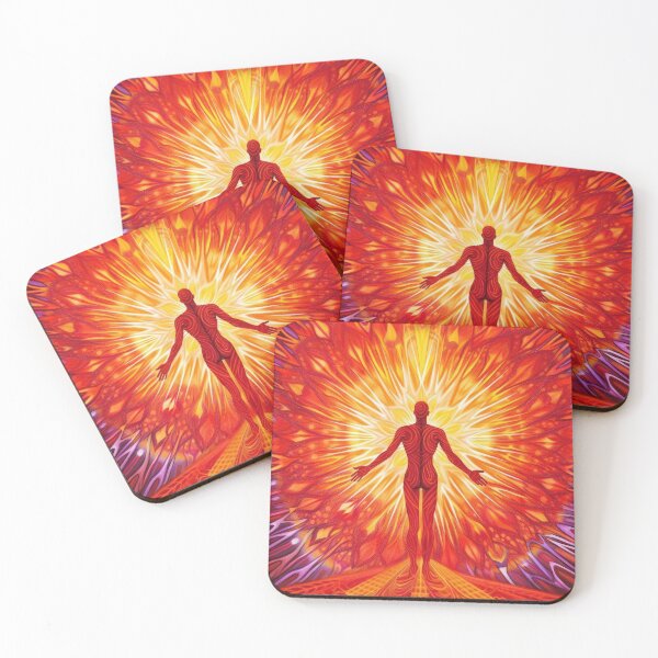 Item preview, Psychedelic Sun Energy Trippy Colorful Painting designed and sold by altrmnd.
