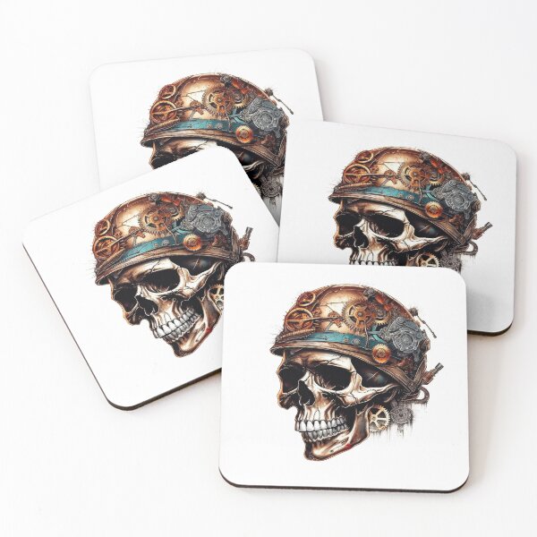 Item preview, Steampunk-themed skull designed and sold by Patrick Brodeur.