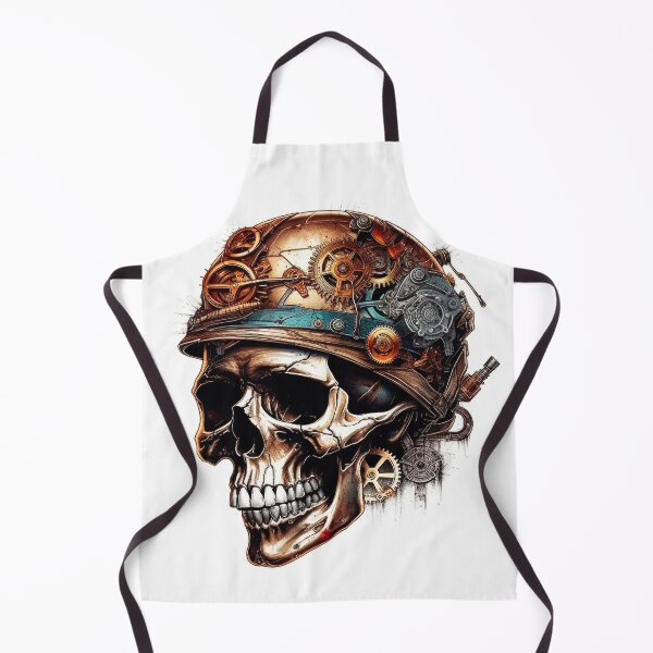 Item preview, Steampunk-themed skull designed and sold by Patrick Brodeur.