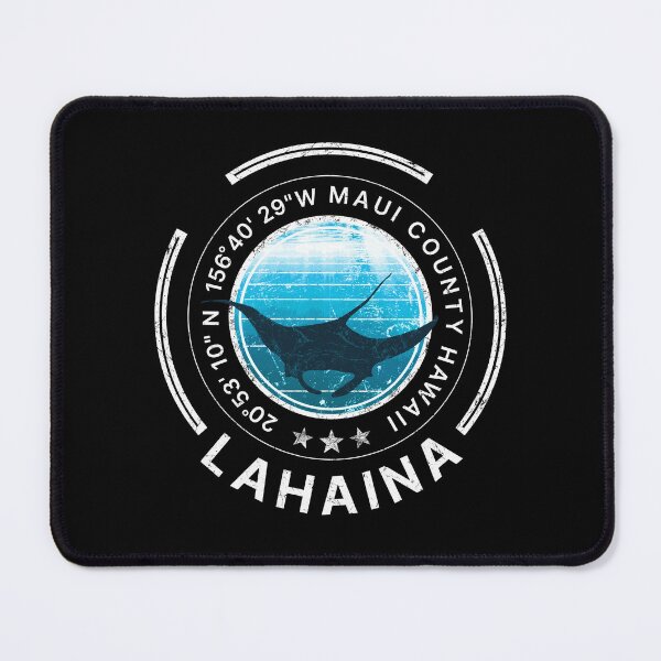 Item preview, Lahaina Maui Hawaii Manta Dive Retro designed and sold by IronEcho.