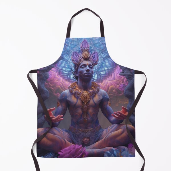 Item preview, Psychedelic Lord Shiva Meditation Painting - Visionary Art designed and sold by altrmnd.