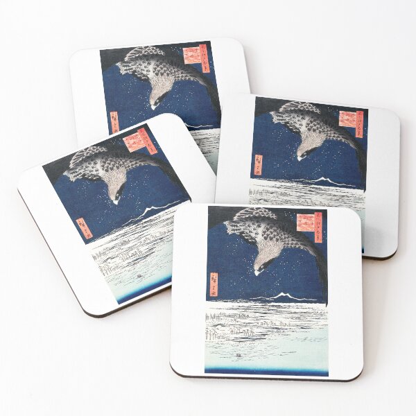 Item preview, Utagawa Hiroshige  Japanese hawk (1857) vintage Ukiyo-e by Utagawa Hiroshige designed and sold by TeeARTHY.