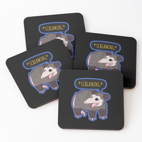 Item preview, Possum *Screaming* designed and sold by Mossysplashart.