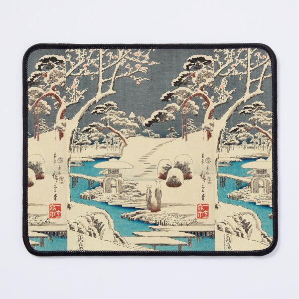 Item preview, Utagawa Hiroshige center sheet of a vertical ōban triptych. designed and sold by TeeARTHY.