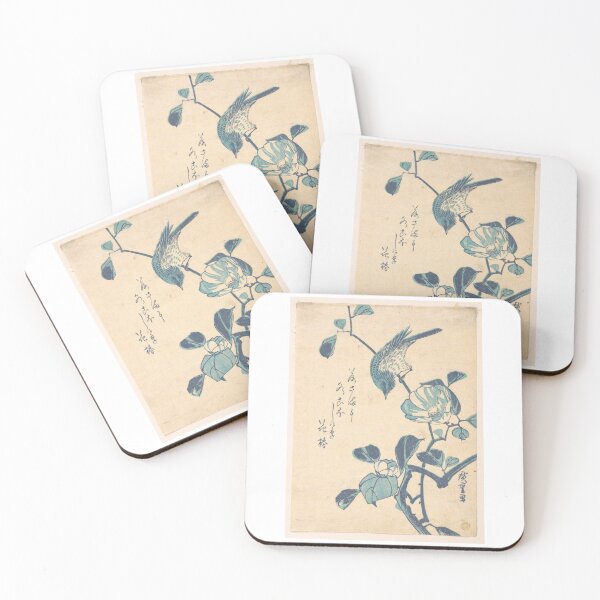 Item preview, Utagawa Hiroshige Camellia and Bird designed and sold by TeeARTHY.
